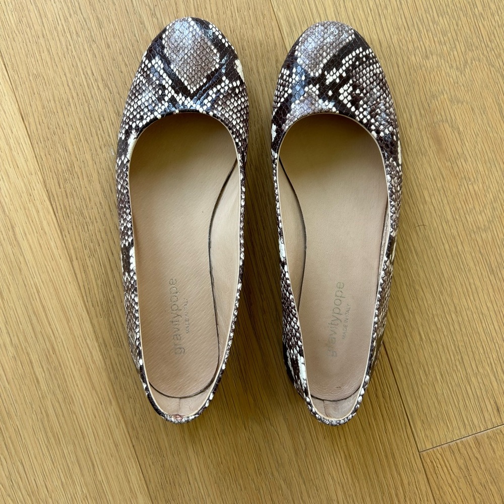 Italian Leather ballet flats